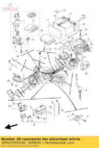 yamaha 39P825900100 zespó? wi?zki przewodów - Dół