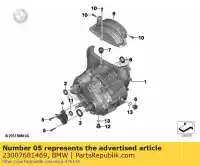 23007681469, BMW, asa-bolt - m6x25 bmw  20 900 1200 2004 2005 2006 2007 2008 2009 2010 2011 2012 2013, Novo