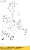 0926230100, Suzuki, Bearing suzuki  dr z lt z 400 2000 2001 2002 2003 2004 2005 2006 2007 2008 2009 2010 2011 2012 2014 2017 2018 2019, New