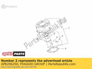 Piaggio Group AP8206250 piston assy d40.3 - La partie au fond