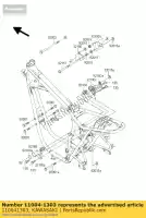 110041303, Kawasaki, tête de joint zx600-f1 kawasaki w zx 600 650 1995 1996 1997 1998 1999, Nouveau