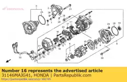 Ici, vous pouvez commander le vis auprès de Honda , avec le numéro de pièce 31146MAJG41: