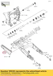 Tutaj możesz zamówić os? Ona ? A? Cucha zx1400fcf od Kawasaki , z numerem części 550200818: