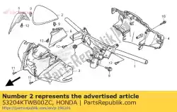 Qui puoi ordinare nessuna descrizione disponibile al momento da Honda , con numero parte 53204KTWB00ZC: