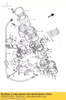 3422017E02, Suzuki, tacómetro suzuki gsx r 750 1992 1993 1994 1995, Nuevo