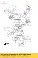 2KM136140000, Yamaha, lengüeta, válvula 2 yamaha tz 250 1987 1988 1989 2000 2001 2002, Nuevo