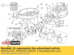 Aprilia AP8102763, Zacisk w??a 100-120, OEM: Aprilia AP8102763