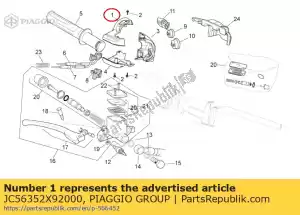 Piaggio Group JC56352X92000 guscio superiore rh - Il fondo