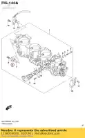 1358018G00, Suzuki, conjunto de sensores, thr suzuki  an c gsx gsx r lt r vl 400 450 1000 1300 1500 2003 2004 2005 2006 2007 2008 2009 2010 2011 2012 2014 2015 2016 2017 2018 2019, Nuevo