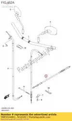 Here you can order the cable,stop lamp from Suzuki, with part number 5883024B01: