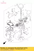 4JH141600000, Yamaha, bobina mola yamaha xc 125 2005 2006, Novo