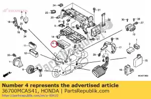 honda 36700MCAS41 controlador, crucero automático - Lado inferior