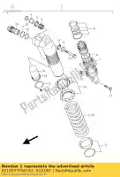 6210037FA0163, Suzuki, absorber assy,r suzuki rm 250, New