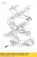 2BGF21720000, Yamaha, rami? tylne 2 yamaha  yfm 700 2014 2015 2016 2017 2018 2019 2020 2021, Nowy