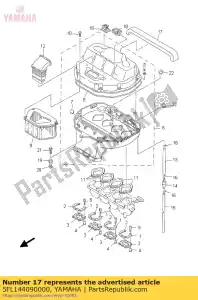 Yamaha 5FL144090000 amortecedor - Lado inferior