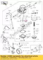 132800235, Kawasaki, uchwyt kawasaki d tracker 150 klx150bf , Nowy