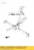 3HN238130100, Yamaha, coluna, direção 2 yamaha yfm yfmfw wolverine x 350 44, Novo