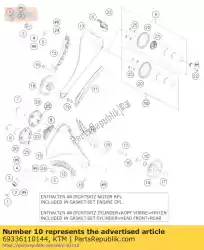 Aqui você pode pedir o camshaft exh. R / s cpl. Em KTM , com o número da peça 69336110144: