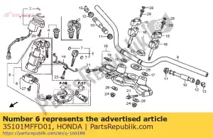 honda 35101MFFD01 komp. baz., kontakt - Dół