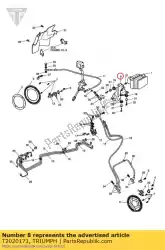 Qui puoi ordinare modulo abs staffa da Triumph , con numero parte T2020171: