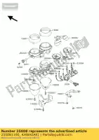 250081190, Kawasaki, bracket-meter kawasaki zephyr 1100 , New