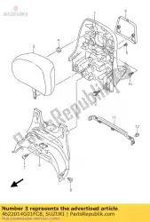 Here you can order the backrest assy,p from Suzuki, with part number 4622014G01FC8: