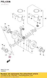 suzuki 1235927C30 spacer,prm drv - Bottom side