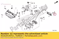 90302KVBT01, Honda, nut, u, 5mm honda  cb cbr 110 150 500 2013 2017 2018 2019 2021, New