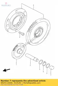 Suzuki 0924112006 plugue - Lado inferior