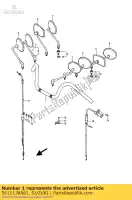 5611138A61, Suzuki, handlebar suzuki vs 750 800 1988 1992 1993 1994 1995, New