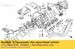 Qui puoi ordinare filtro dell'aria da Honda , con numero parte 17211MS2000: