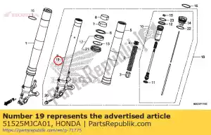 honda 51525MJCA01 komp. rur., l. ?lizga? si? - Dół