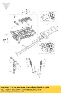 triumph T1210500 oil press switch & banjo bolt - Bottom side