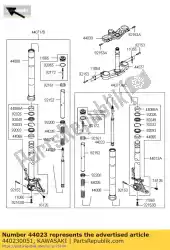 cilinder-set-vork van Kawasaki, met onderdeel nummer 440230051, bestel je hier online: