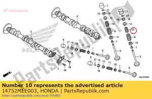 Honda 14752MEE003 spring, in. valve inner - Bottom side