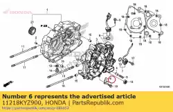 Aqui você pode pedir o placa, rolha de óleo em Honda , com o número da peça 11218KYZ900: