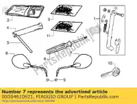 00G04610921, Piaggio Group, specchio sx derbi piaggio atlantis atlantis city atlantis o diesis 50 100 1998 1999 2001 2002 2003 2004 2007 2010, New