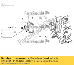 Qui puoi ordinare testata con i. P. Da Piaggio Group , con numero parte 8264901: