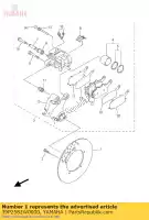 39P2582W0000, Yamaha, remschijf achter yamaha fz 800 2011 2012 2013 2014 2015, Novo