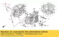 90031KSP910, Honda, momenteel geen beschrijving beschikbaar honda cbf 125 2009 2010 2011 2013, Nieuw