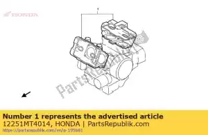 honda 12251MT4014 culata junta - Lado inferior