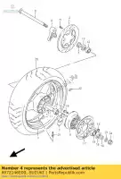 6972146E00, Suzuki, colchete, rr cal. suzuki gsf gsx gsx r rf 600 750 900 1100 1200 1995 1996 1997 1998 1999 2000 2001 2002 2003 2004 2005, Novo