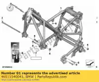 46511540041, BMW, front frame without vin - achat-grey bmw  1250 2018 2019 2020 2021, New