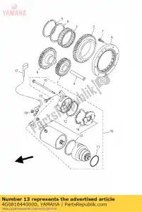 yamaha 4G0818440000 empaquetadura - Lado inferior