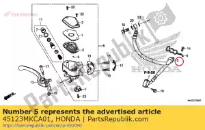 honda 45123MKCA01 tuyau comp. a, fr. frein - La partie au fond