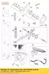 ktm 1218W751 ammortizzatore pds 540 sxs - Il fondo