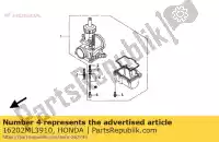 16202ML3910, Honda, ago set di aghi honda cr  r crm mk i ii cr500r 1 cr250r 2 500 250 , Nuovo