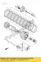 2327141G21, Suzuki, Arm,clutch rele suzuki gsxr  uf z moto gp yoshimura special edition 25th anniversary gsx r600 r750 750 600 , New