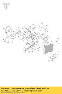 triumph T2101621 zespó? ch?odnicy - Dół