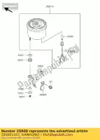 250081167, Kawasaki, beugel-meter klf300-b4 kawasaki klf 300 2000 2001 2002 2003 2004 2005 2006, Nieuw